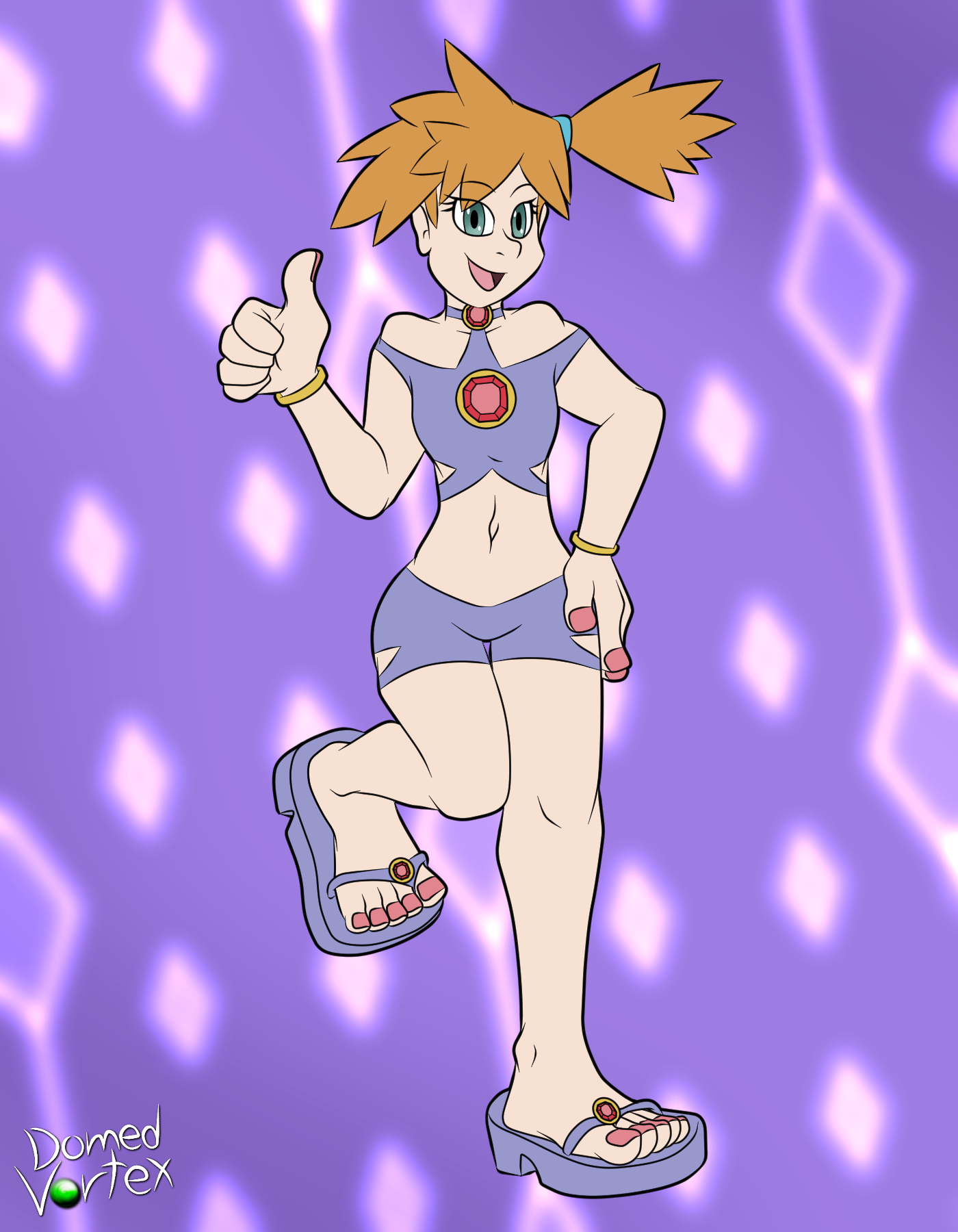 Pokegirl Misty (Starmie Outfit) by DomedVortex on DeviantArt