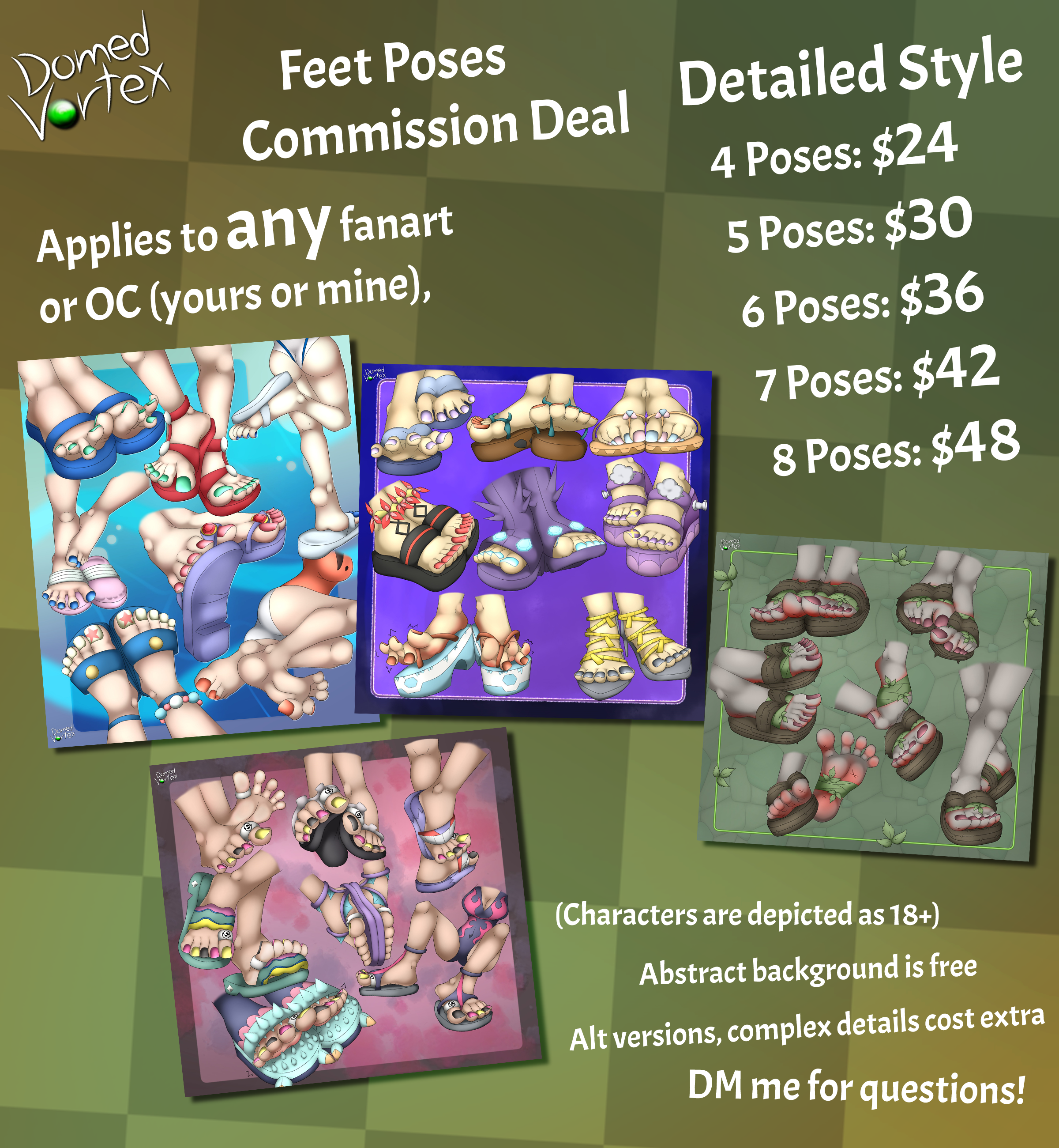 Foot Poses Deviantart Feet Poses Commission Deal by DomedVortex on DeviantArt