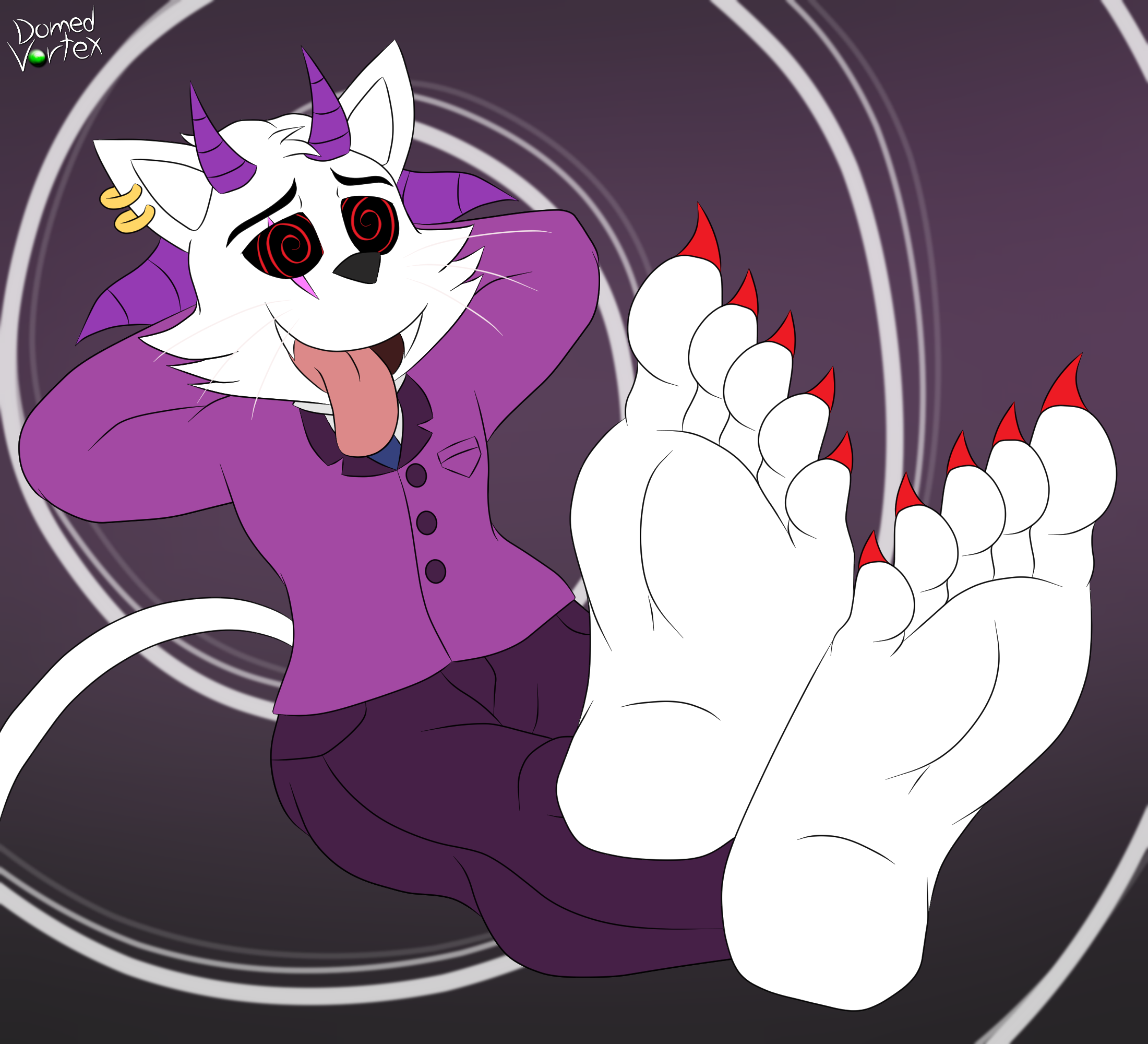 Redscript77 Foot Demon (C) Rantaro Hypnosis Feet (Demon Form) by DomedVortex on DeviantArt