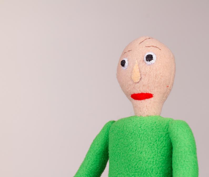 Baldi Basics Plush Toy Baldi Handmade Soft Toy 