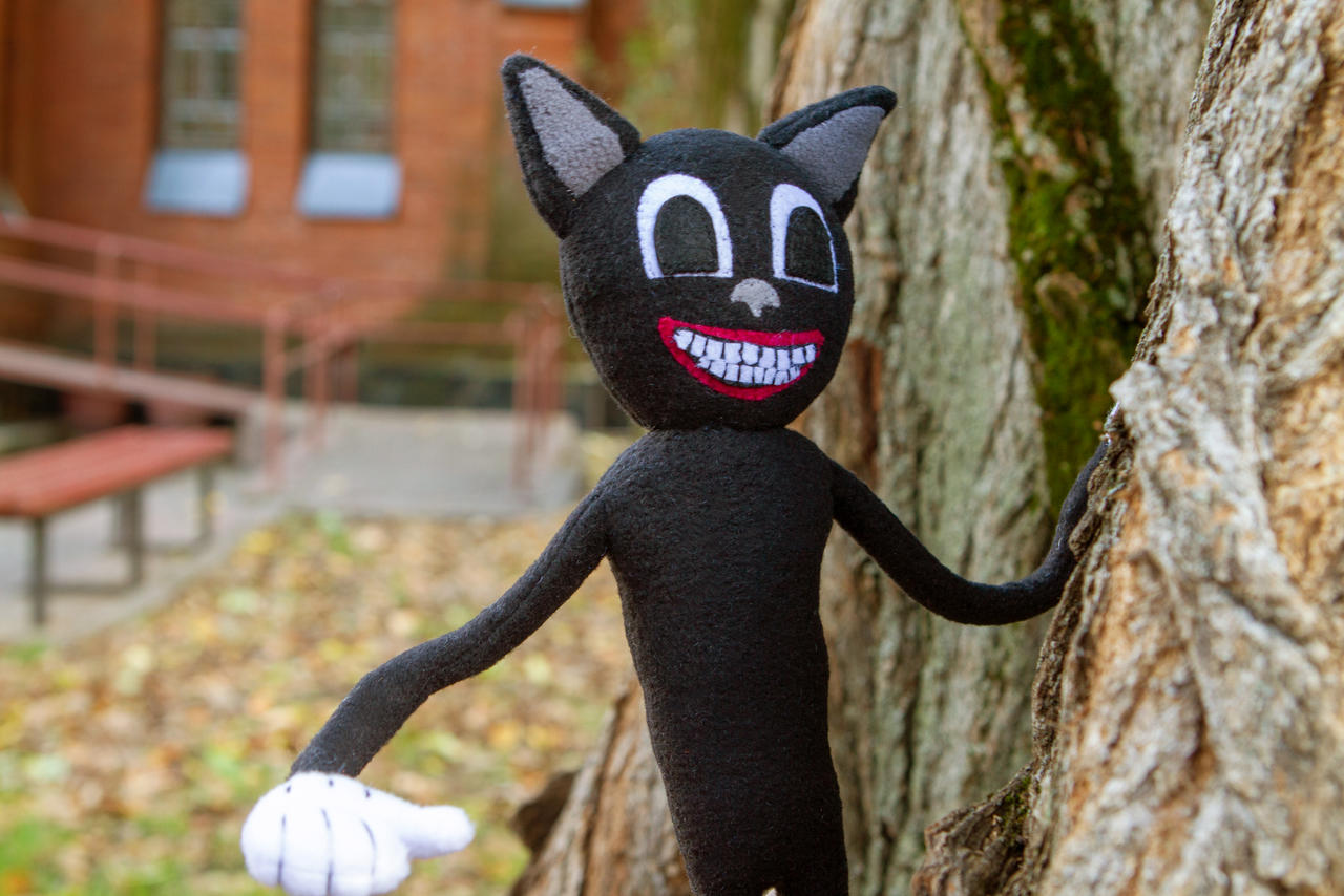 Cartoon Cat plush handmade toy with wire in hands by Angelina-Lily on  DeviantArt