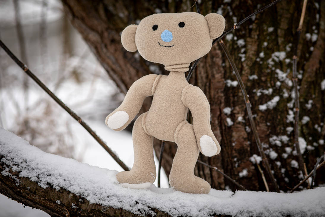 BEAR Alpha Plush Handmade Bear Alpha Soft Doll Alpha Bear 
