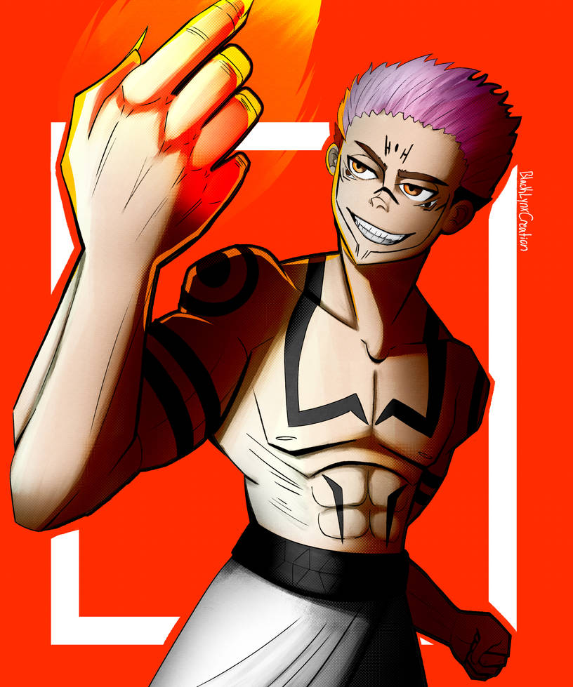 Jujutsu Kaisen Sukuna Fanart by BlackLynxArts on DeviantArt