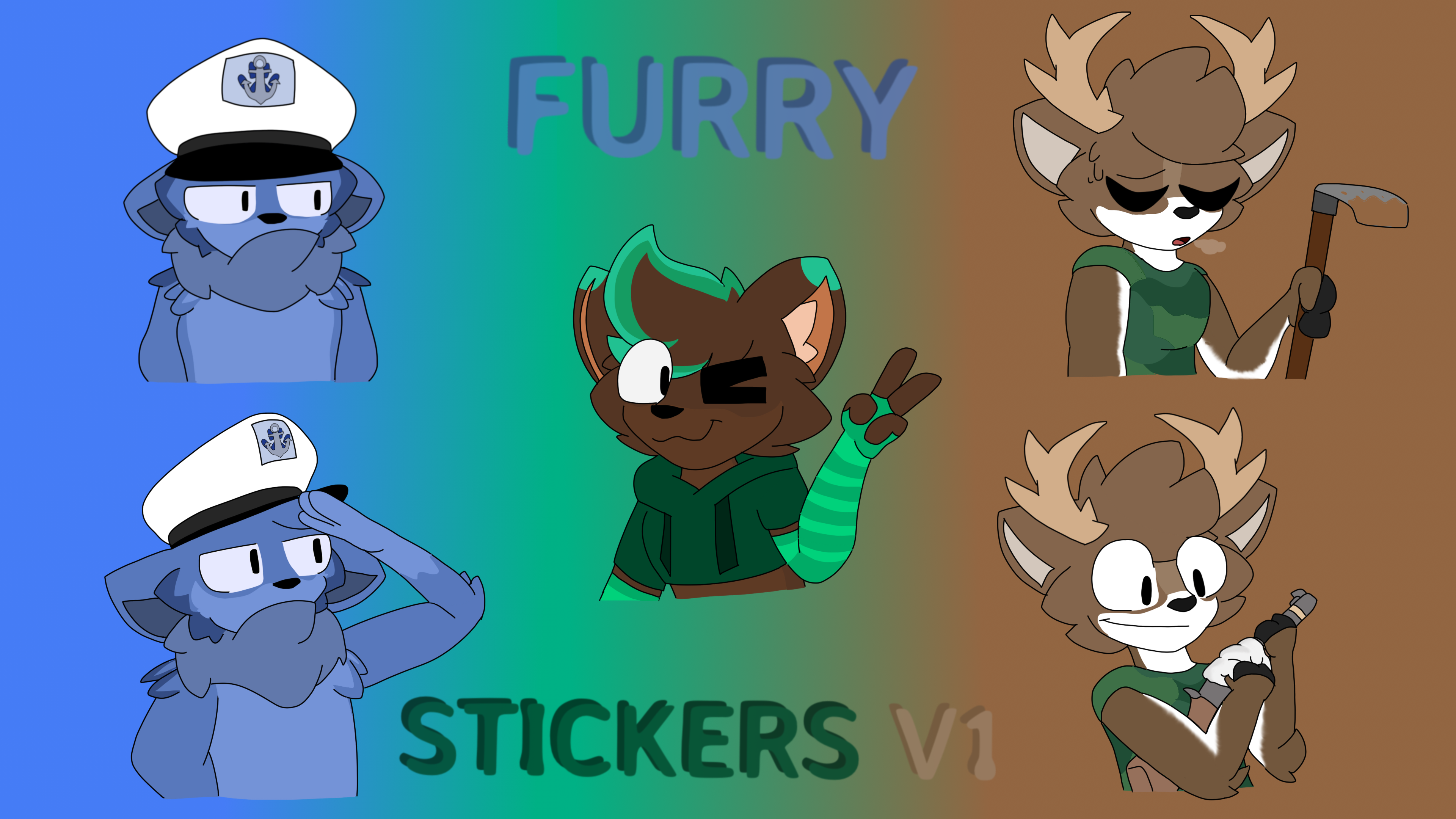Fur Sticker Some Furry sticker things by EddieAnimate on DeviantArt