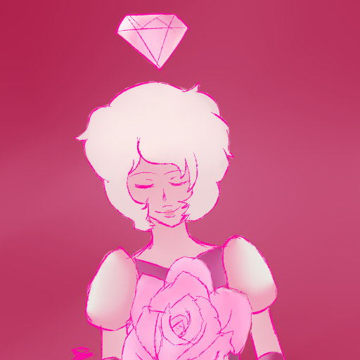 A single pale rose