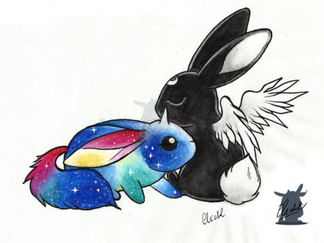 Bunnicorn and Moonny