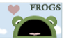 I LOVE FROGS Stamp