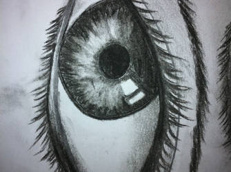 Eye 2 charcoal first try