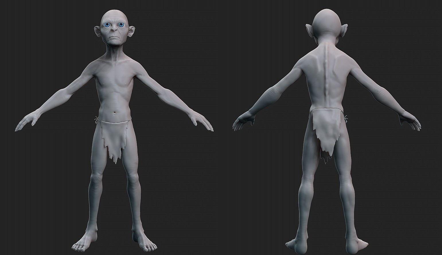 Gollum Sculpt