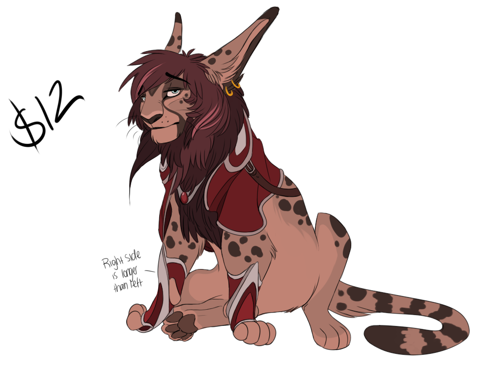 Warrior Prince Lion Adopt 2 OPEN