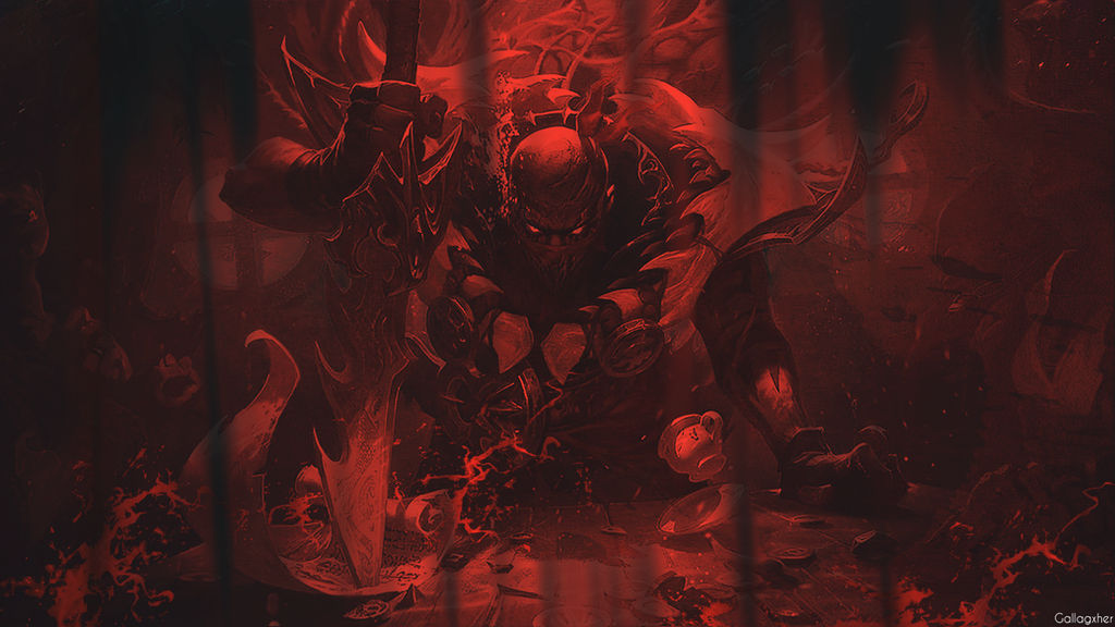 (Red) Pyke Wallpaper by Gallagxher on DeviantArt