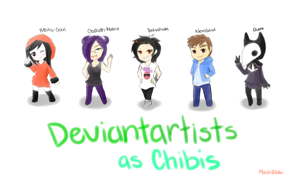 Chibi Deviantartists (Fanart Sketch)