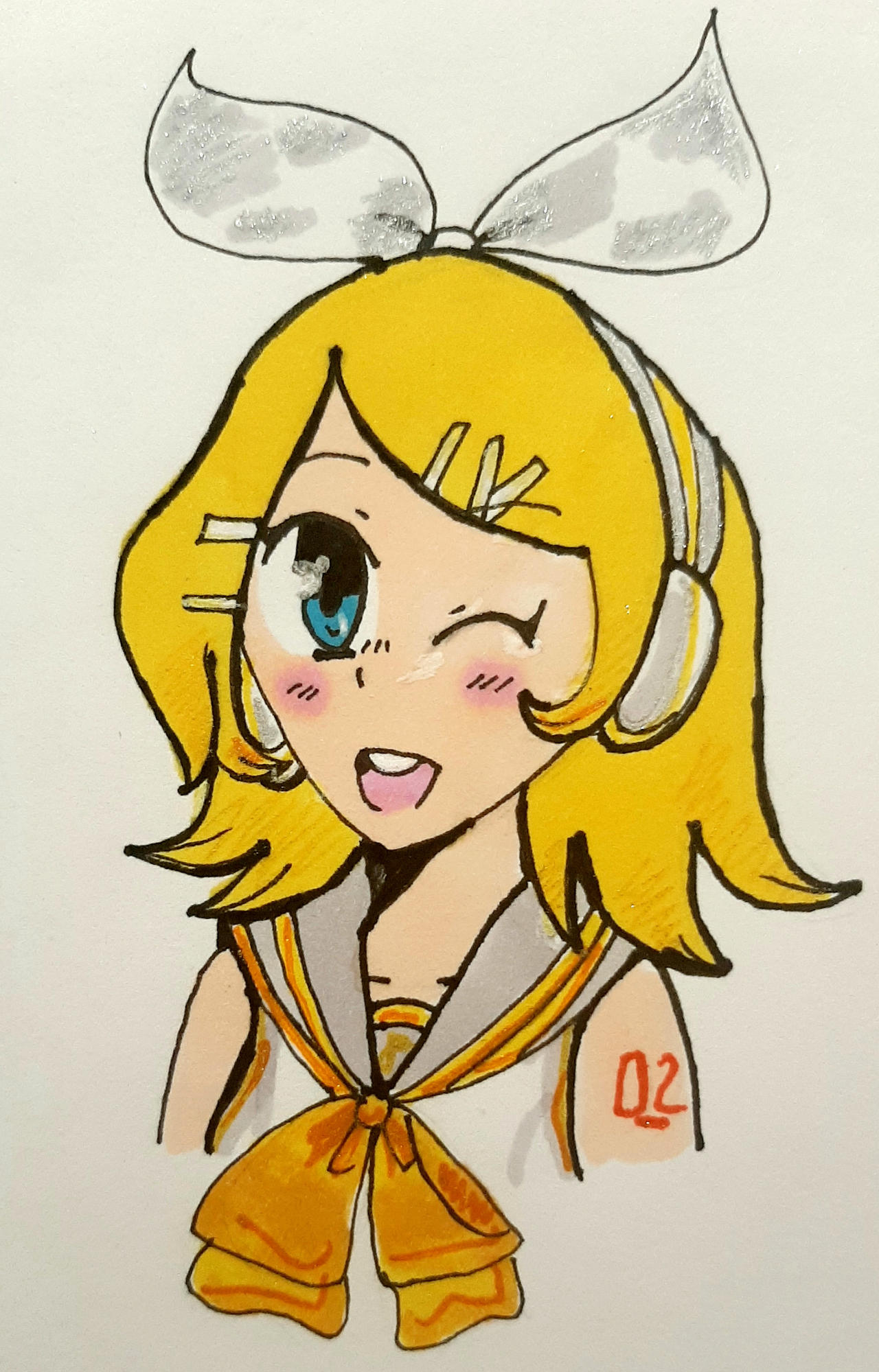 Atomical Kagamine Rin Rin Kagamine (Vocaloid) by DariaDoodleArt on DeviantArt