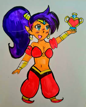 Shantae with Heart Potion