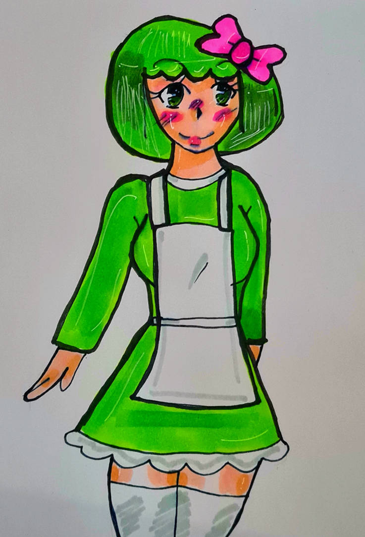 Miru the Robot (Human Form) by DariaDoodleArt on DeviantArt
