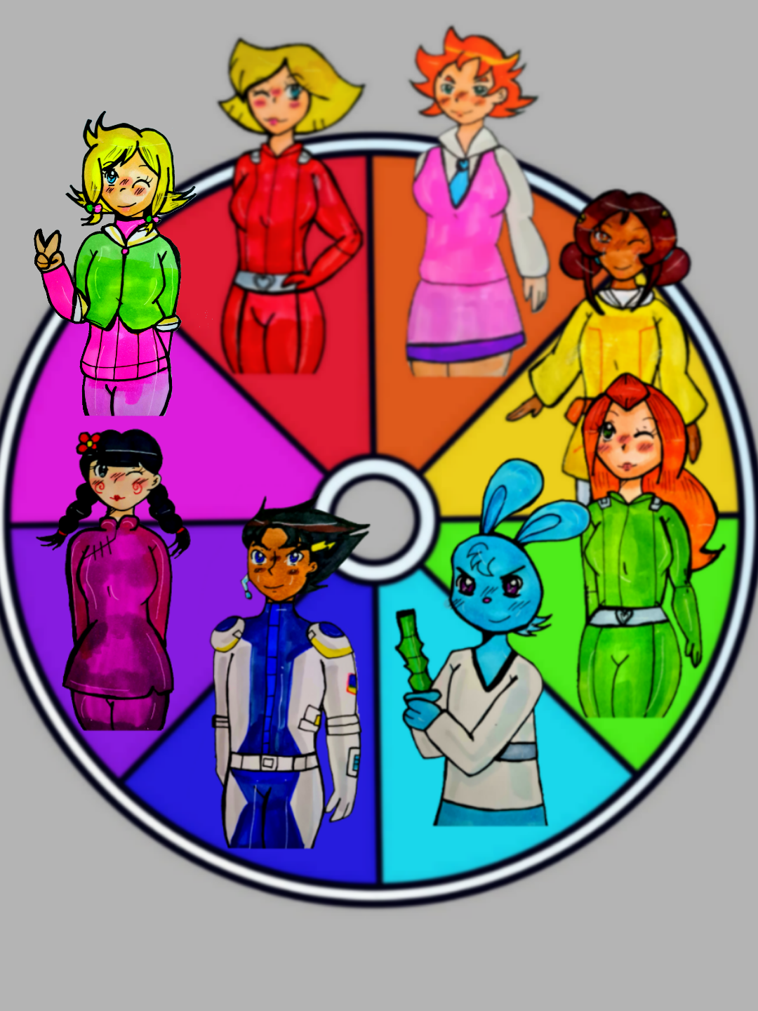 Jetix Coloring JETIX Color Wheel Challenge by DariaDoodleArt on DeviantArt