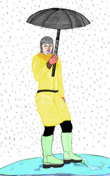 RainCoat Woman