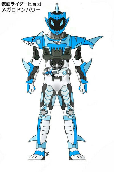 Kamen Rider Hyoga: Megalodon Armor by RealDealNovaRW on DeviantArt