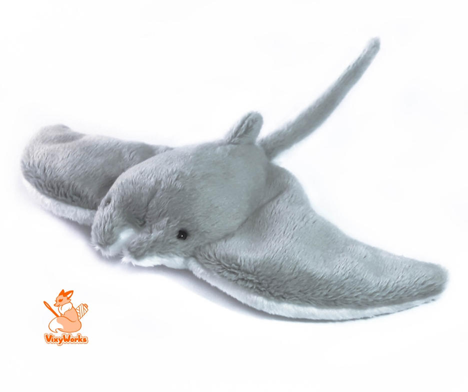 Manta Ray plush by VixyWorks on DeviantArt