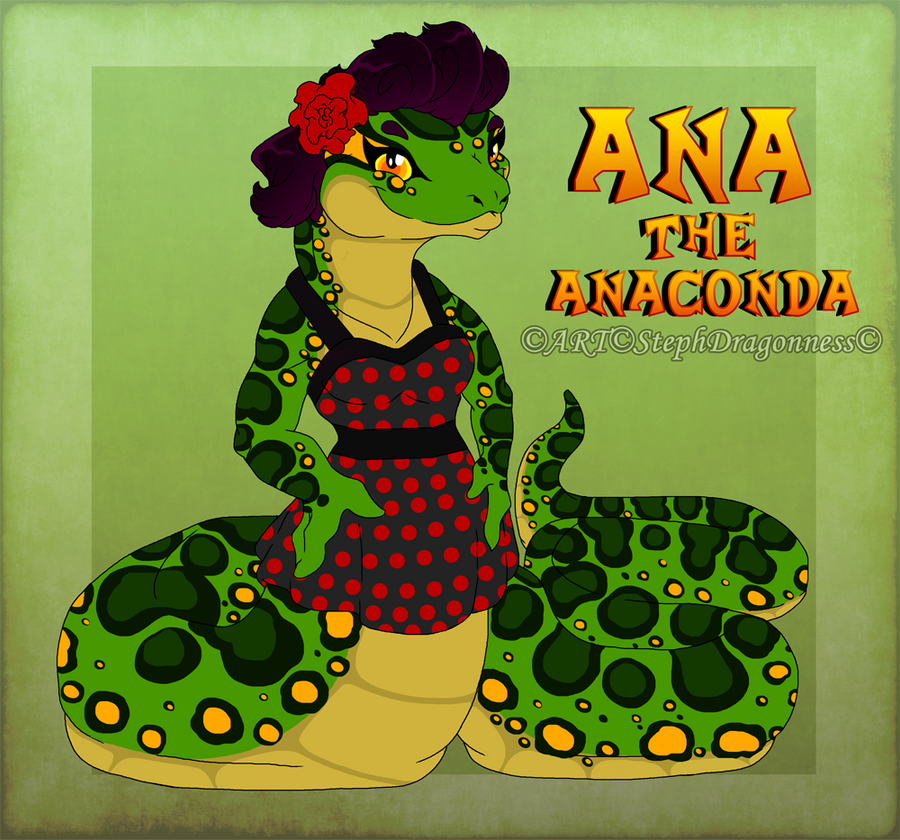 FC: Ana the Anaconda by StephDragonness on DeviantArt