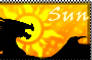 Stamp: DRAGON ELEMENT sun