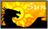 Stamp: DRAGON ELEMENT sun
