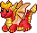 Pixel: Pixel  Emoticon - Flame