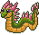 pixel: pixel emoticon - Wyrm dragon