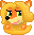 Pixel: Pixel Emoticon - Tawna bandicoot