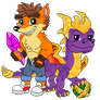 Pixel: Crash and Spyro