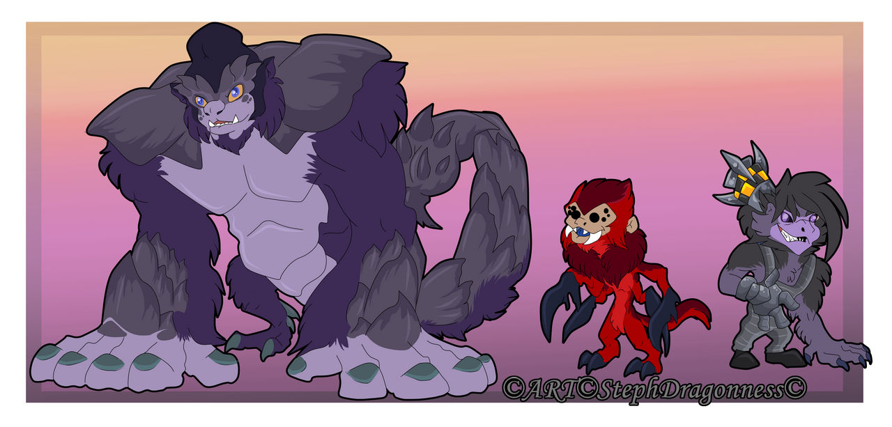 Primates Deviantart Base CB: Crash Enemies - Primates Mutants by StephDragonness on DeviantArt