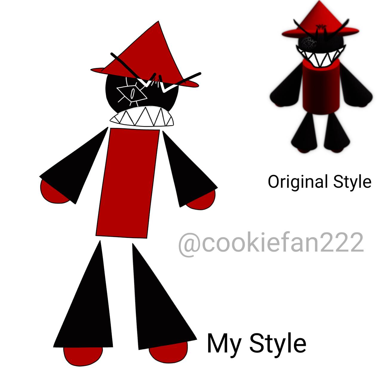 Expunged's True Form in my style by cookiefan222 on DeviantArt