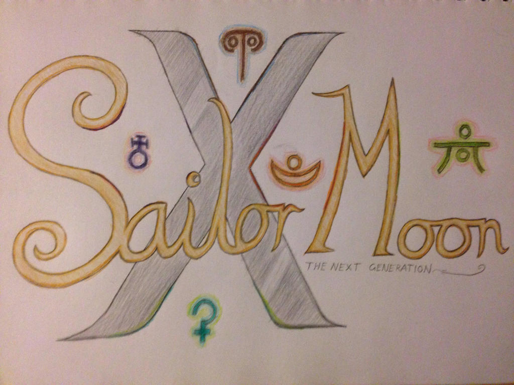 Sailor Moon X Logo by Droid24747