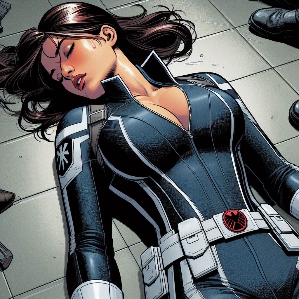 Maria Comics Cold Maria Hill out cold by Bluedog785 on DeviantArt