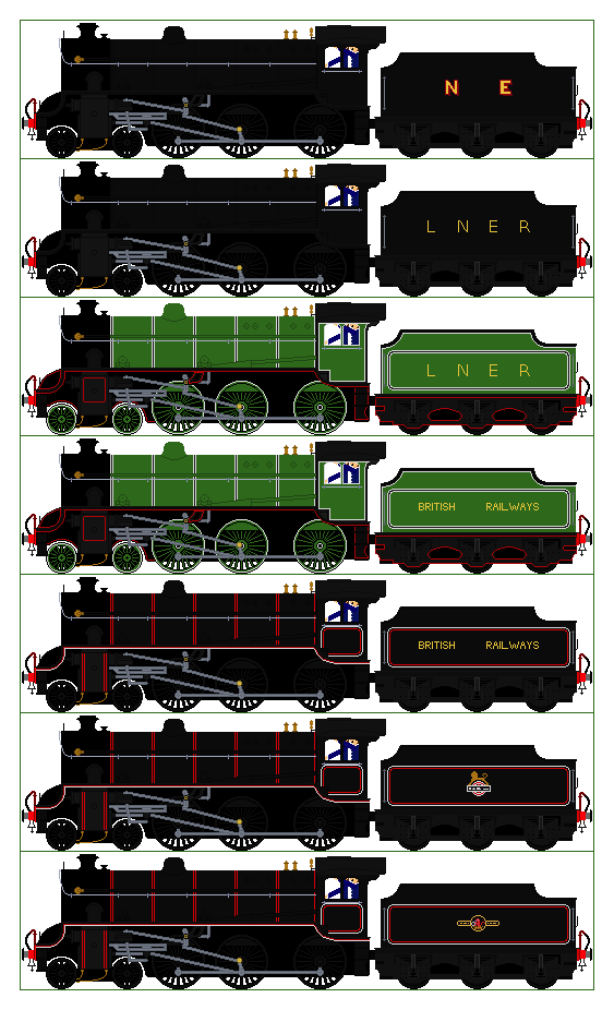 LNER B1 Sprite Base by Diamond-Jubilee on DeviantArt