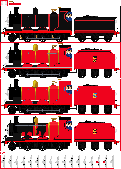 RWS #4 - James the Red Engine by FizzledFirebox on DeviantArt