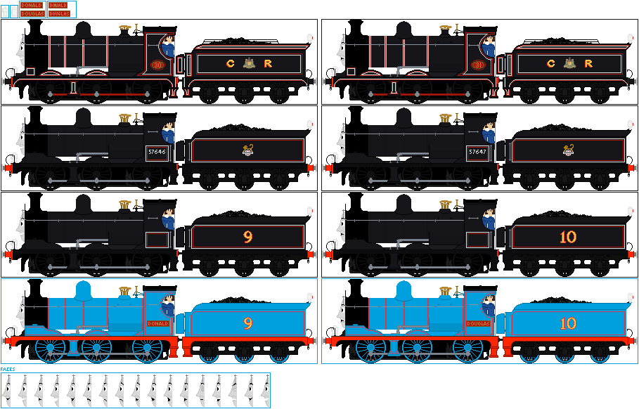 Donald and Douglas, the Caledonian Twins (RWS) by Diamond-Jubilee on ...