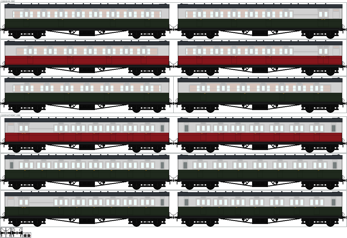 Classic Series Express Coaches Series 2 Liveries by DiamondJubilee