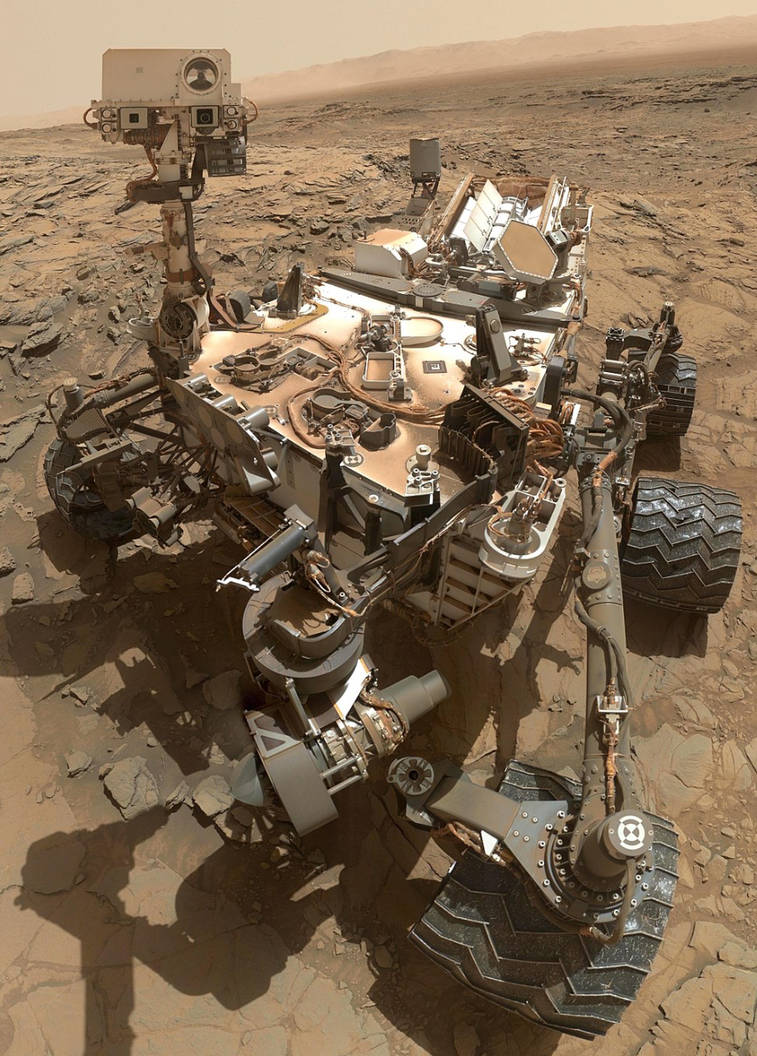 Curiosity rover selfie by Spacetelescope on DeviantArt