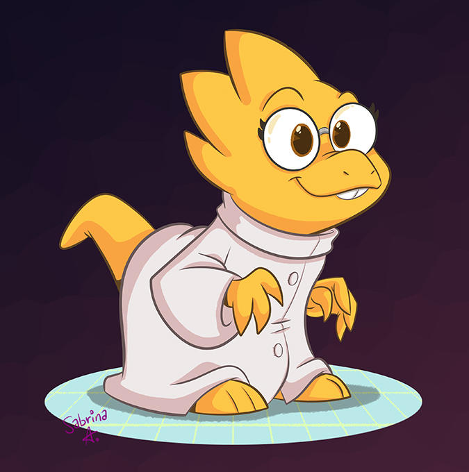 Alphys by Sibsy on DeviantArt