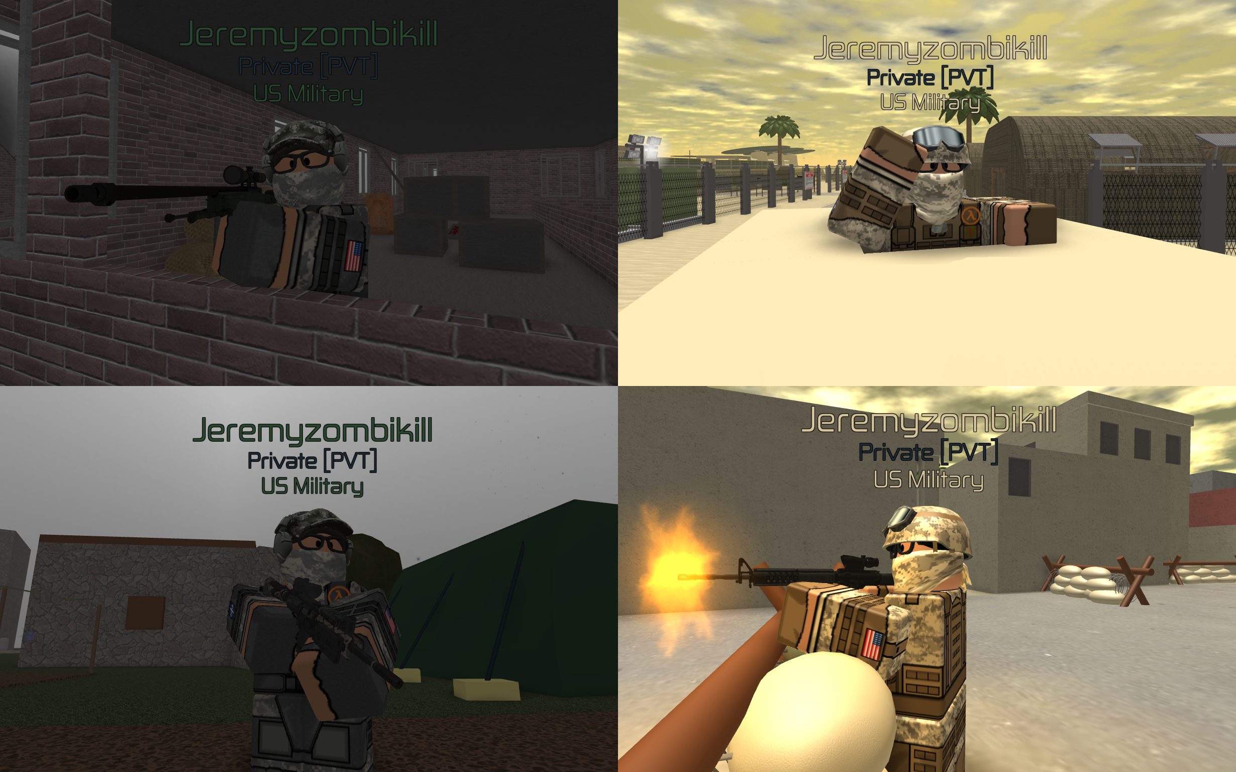 Roblox Z Kill In The U S Military By Jeremyzombikill On Deviantart - good military games on roblox