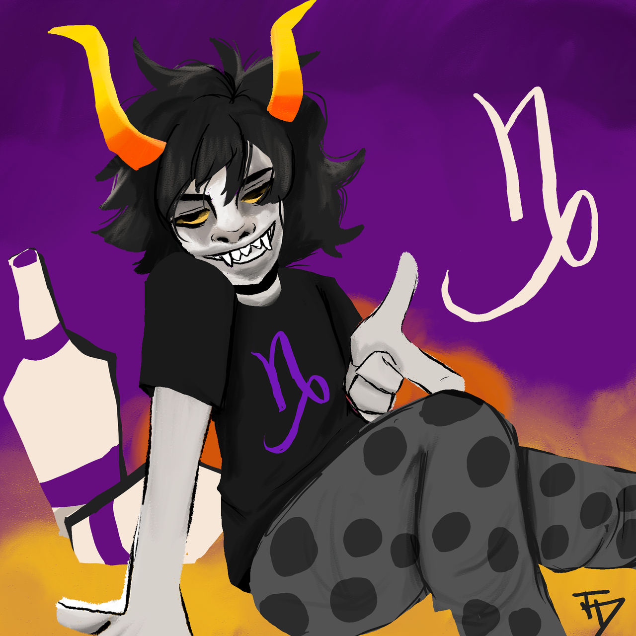 Gamzee Makara Homestuck Fanart By WitchJad3 On DeviantArt gamzee-makara-homestuck-fanart-by-witchjad3-on-deviantart