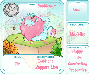 Sir Bubblegum's Mini Lions Resident Form