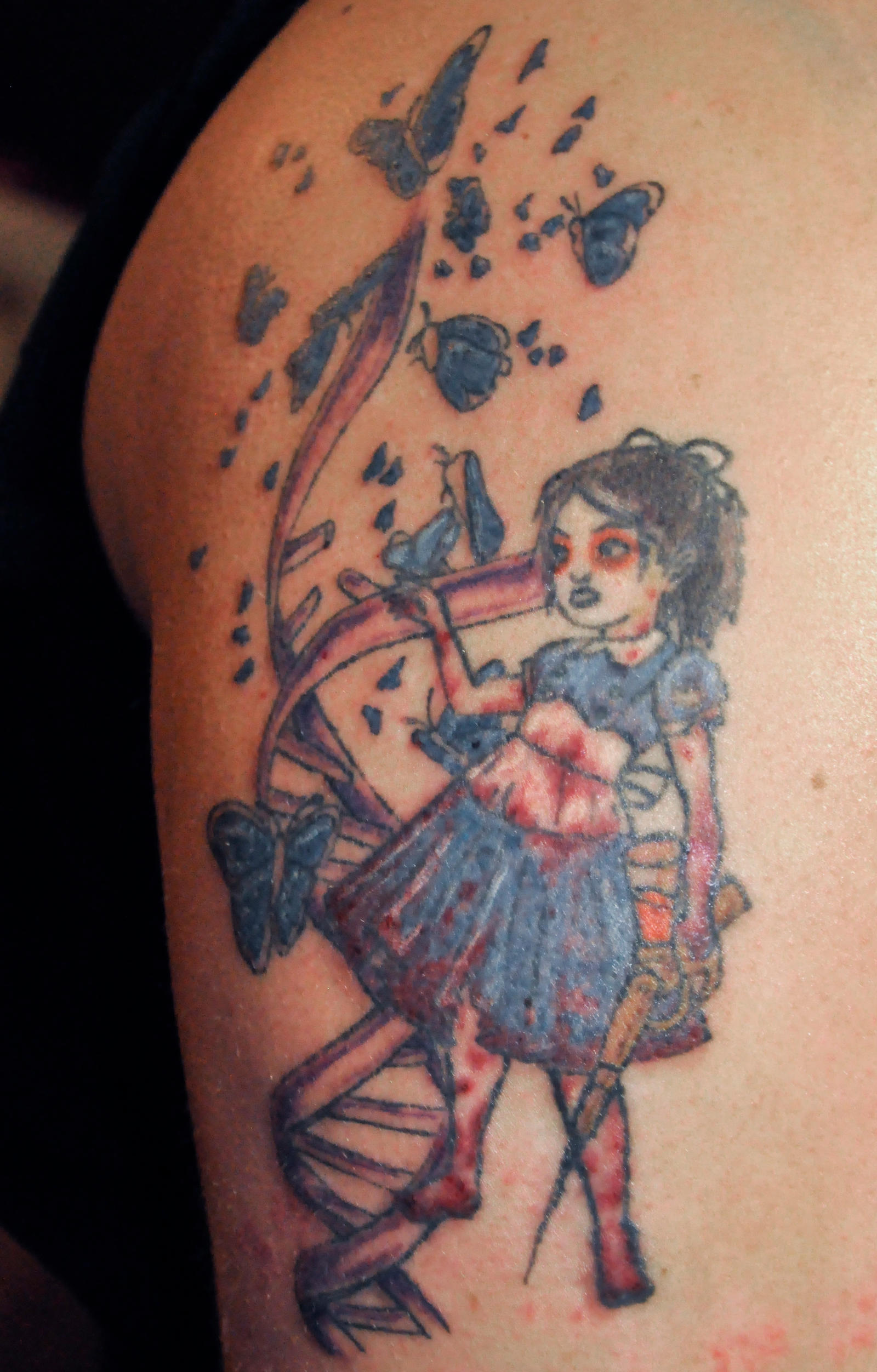 Little Sister Bioshock Tattoo Session 3 by XenOhm on DeviantArt