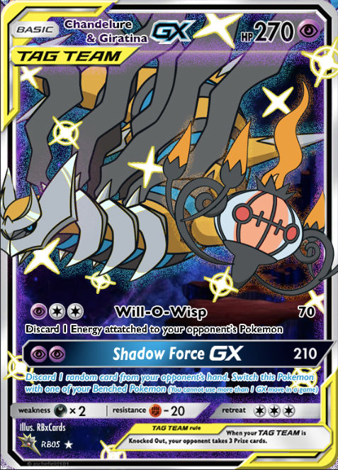 Shadow Lugia and Shiny Rayquaza GX Tag Team by RBxCards on DeviantArt