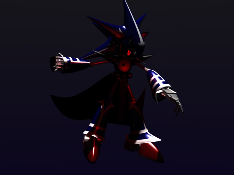 Neo Metal Sonic Render Pose - 3D model by nibrocrock (@NibrocRock) [a63f195]