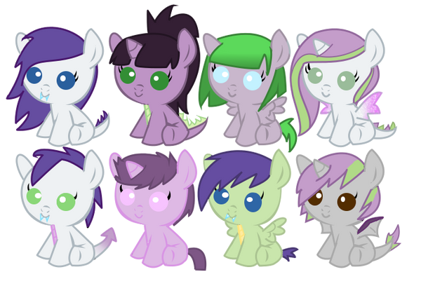 MLP :Adopts Rarity X Spike (Sprarity) by FrenchyUnicorn on DeviantArt