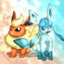 Glaceon X Flareon
