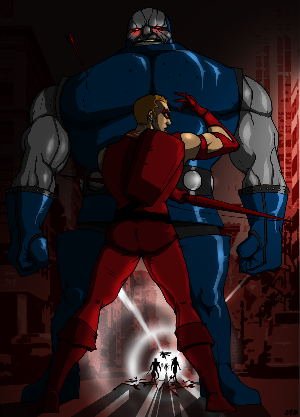 Red Arrow vs. Darkseid