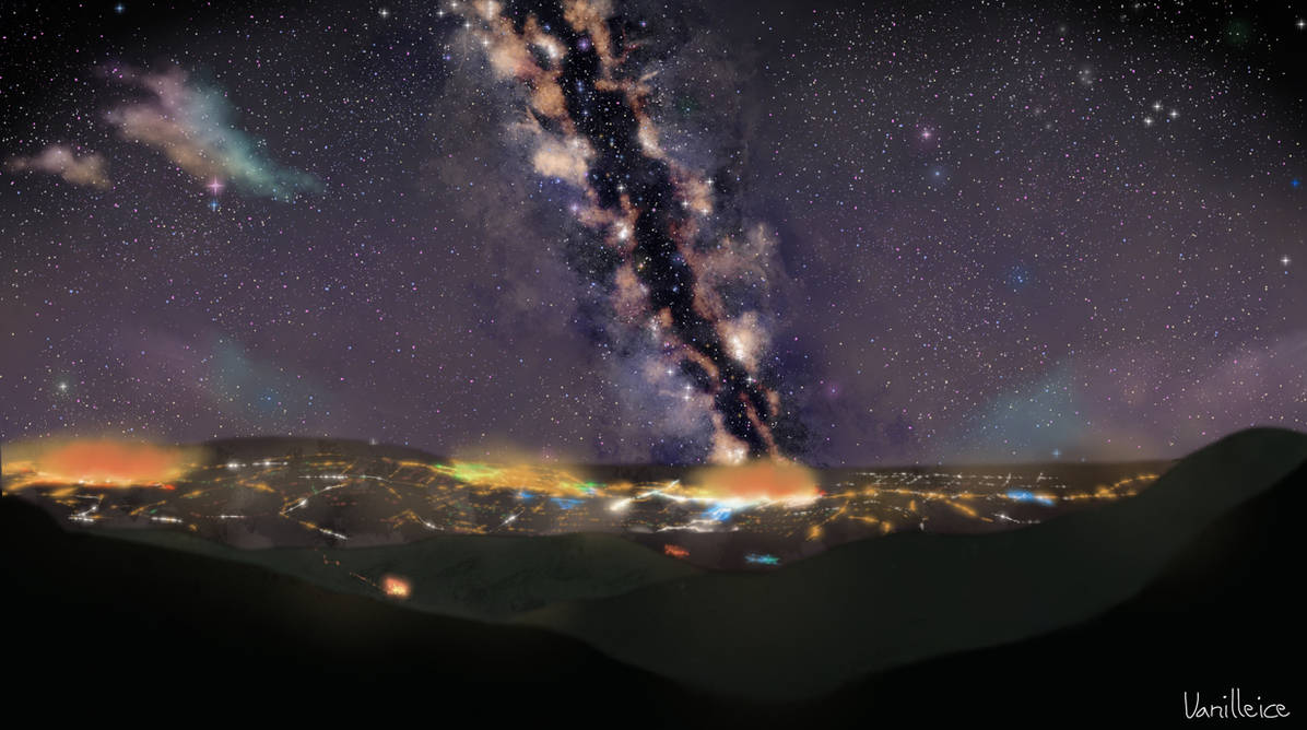 Rift in the Night Sky by VanilleIce on DeviantArt